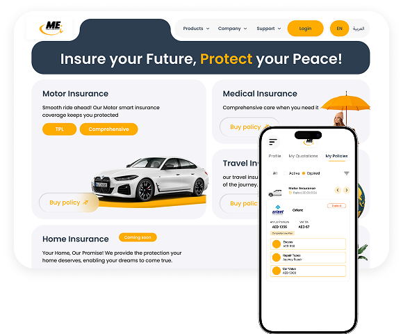 MeCompare insurance broker dashboard UI